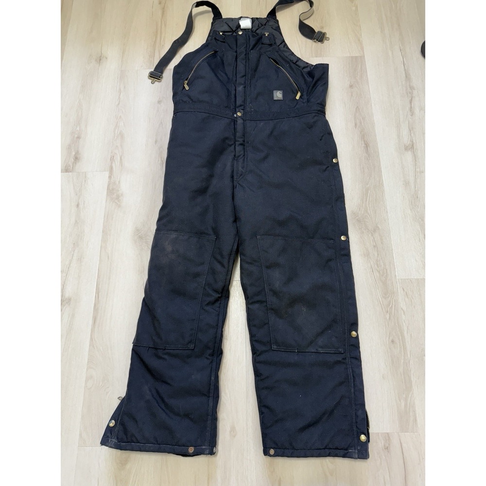 Carhartt Extremes Yukon Arctic R33 Quilted Insulated Bib Overalls Men's Size XL